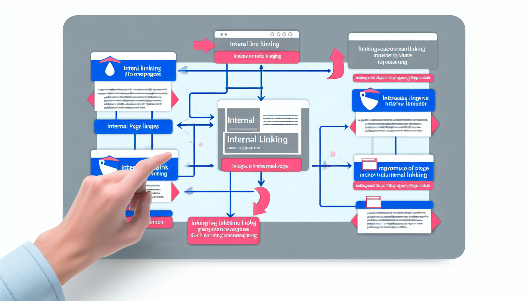 Explain internal linking seo