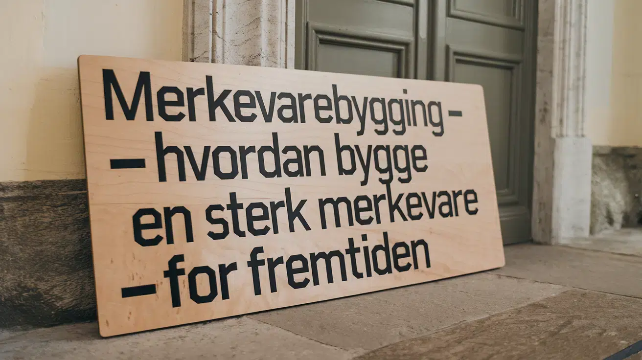 Merkevarebygging – hvordan bygge en sterk merkevare for fremtiden