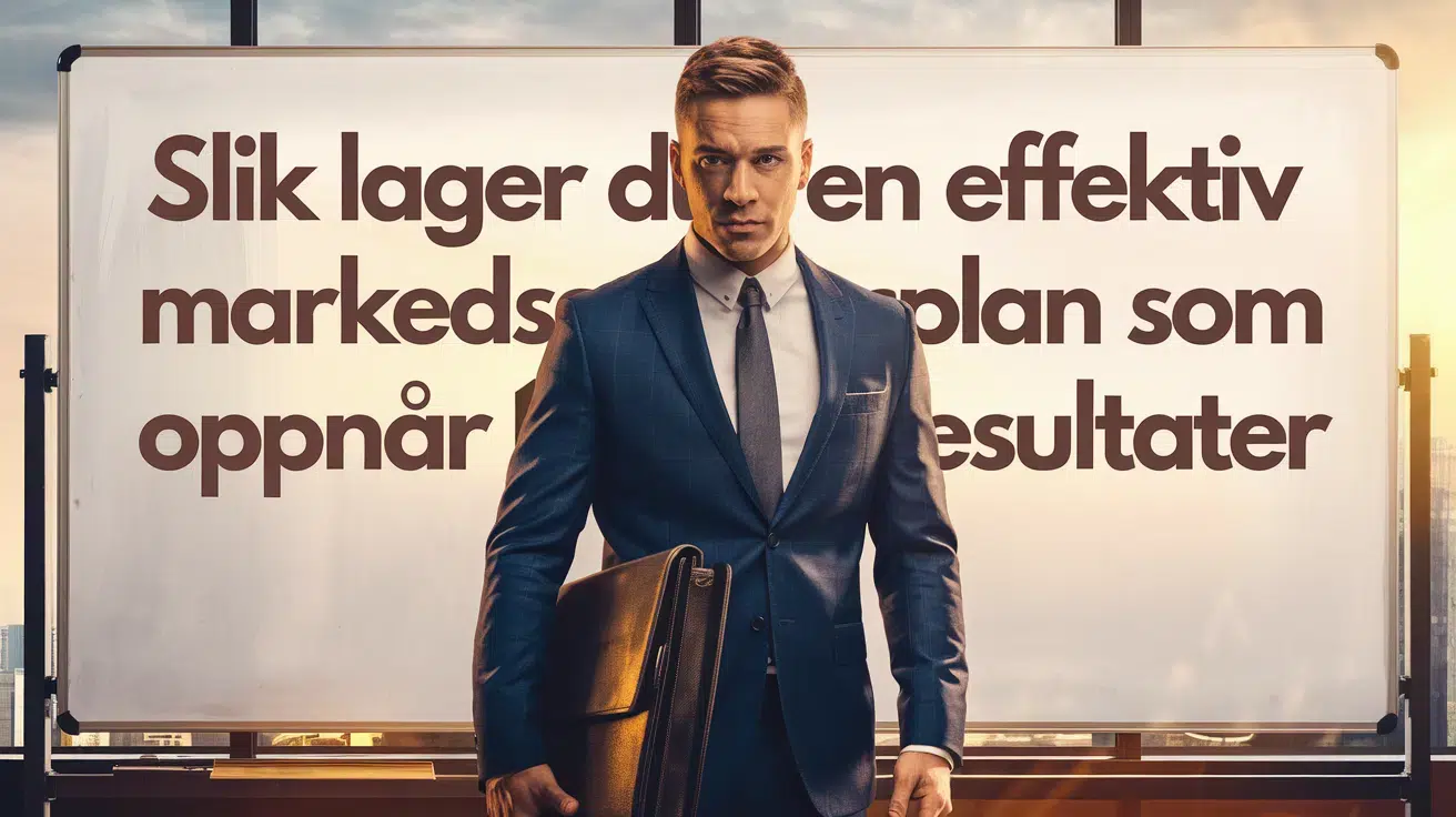 Slik lager du en effektiv markedsplan som oppnår resultater